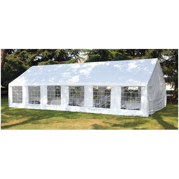 leroy merlin gazebo in ferro struttura bianco, copertura bianco l 1200 x p 600 x h 350 cm