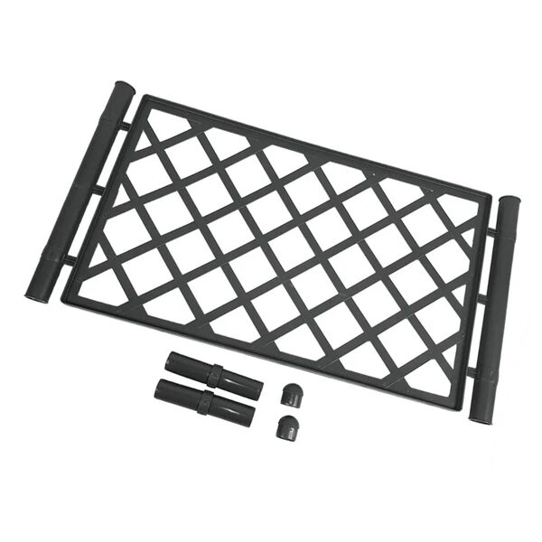 stefanplast traliccio fisso deluxe in polipropilene, grigio, l 100 x h 54 cm, 50 mm