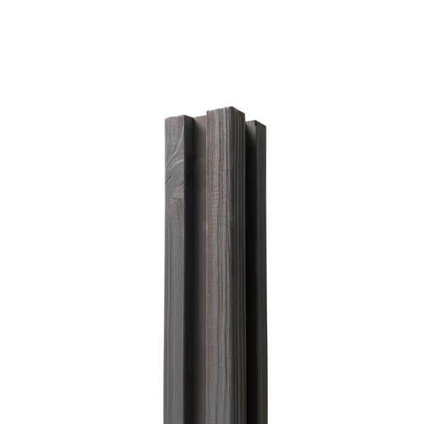 leroy merlin palo quadrato in pino thermowood grigio sp 7 x h 175 cm