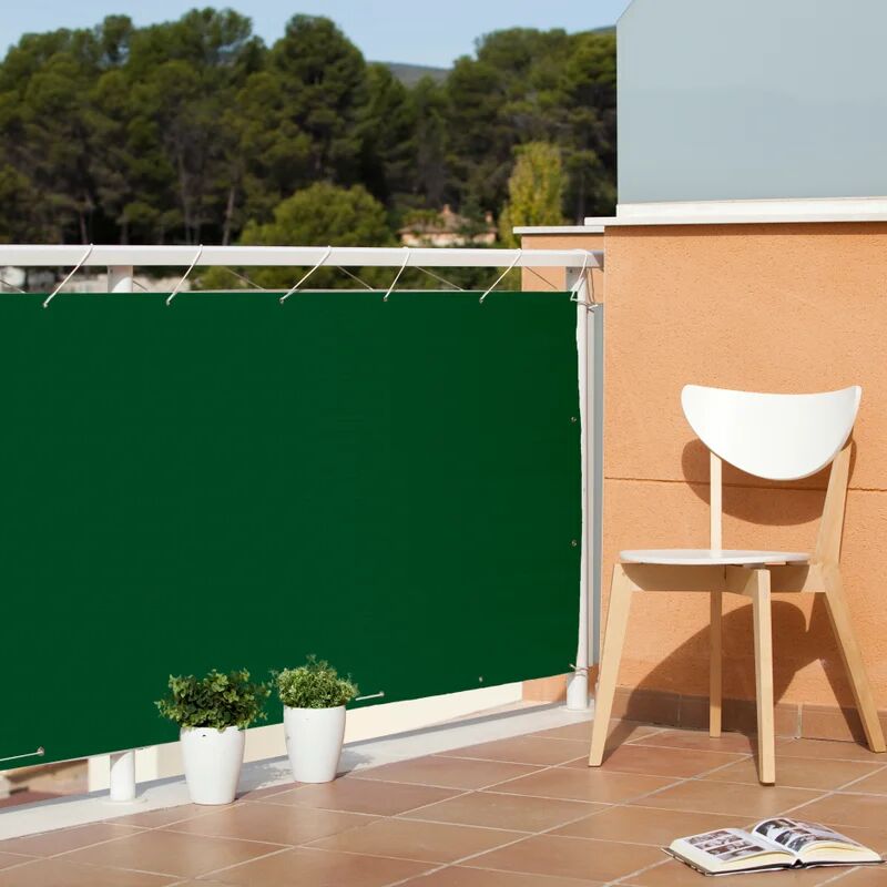 catral garden and home rete ombreggiante  balcony quality net green 580 g/m2 l 3 x h 0.9 m