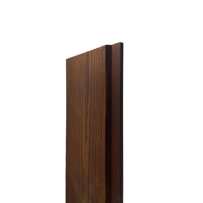 leroy merlin perlina singola per composizione thermowood onek marrone scuro in legno h 13.5  x l 14.4 cm