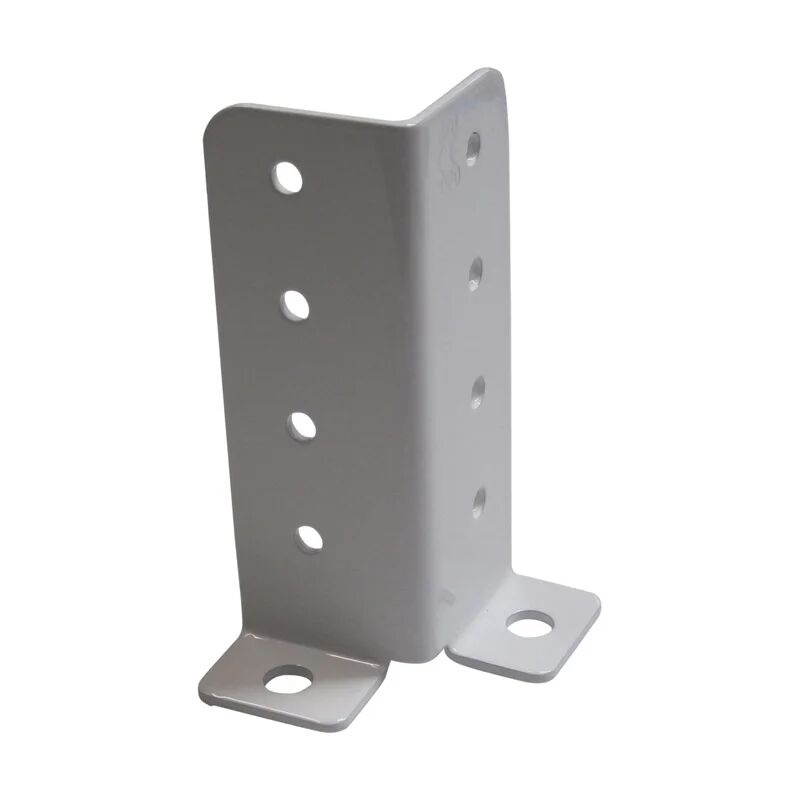 leroy merlin supporto per palo reggi in acciaio da ancorare bianco l 7x h 13 cm