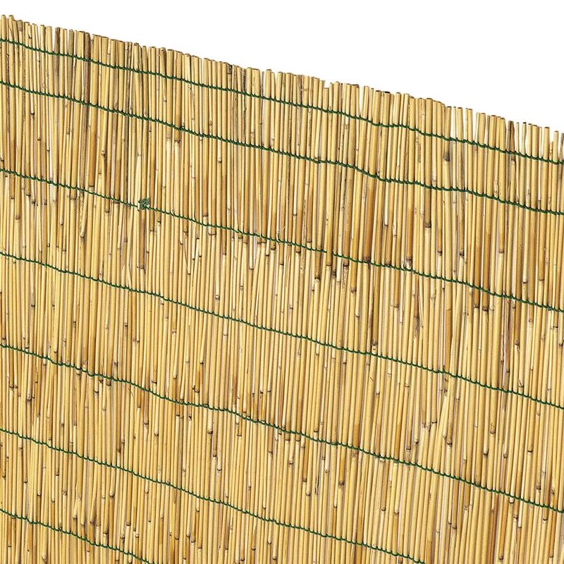 VERDELOOK Arella Cina in cannette Bamboo pelato, 1x3 m, confezione da due pezzi, bambù per recinzioni e decorazioni