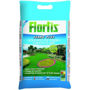 FLORTIS Concime per il prato granulato  Ferro plus 5 Kg