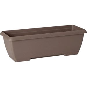 PLASTECNIC Fioriera Mini Terrae  in polipropilene beige H 10 cm L 22 x P 22 cm