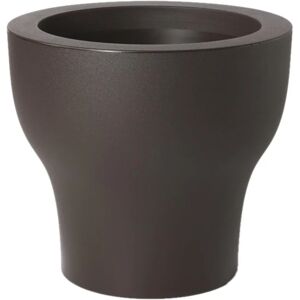 PLASTECNIC Vaso per piante e fiori Fit  in polietilene nero H 50 cm Ø 80 cm