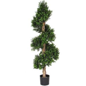 Leroy Merlin Pianta artificiale senza vaso Buxus spirale H 160 x Ø 40 cm