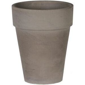 CERMAX Vaso per piante e fiori FLOWERPOT XL BASALT CM 21 H 26  in terracotta marrone H 26 cm L 21 x P 21 cm