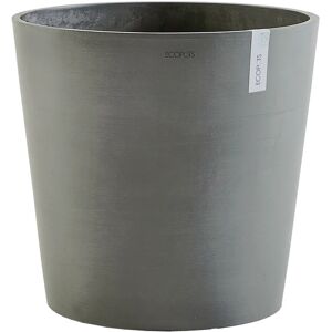 ECOPOTS Vaso per piante e fiori Amsterdam  in resina grigio H 44.5 cm Ø 50 cm