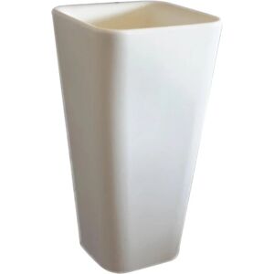 Leroy Merlin Vaso per piante e fiori Dana in polietilene bianco H 78 cm L 40 x P 40 cm