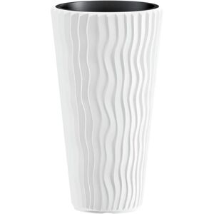 Prosperplast Vaso per piante e fiori Sandy  in polipropilene bianco H 62 cm Ø 35 cm