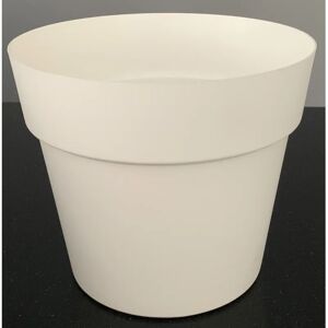 ARTEVASI Vaso per piante e fiori Potenza Jasmin  in polipropilene bianco H 12.8 cm Ø 14.8 cm