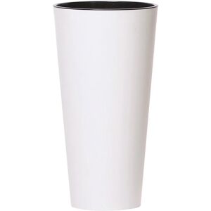 Prosperplast Vaso per piante e fiori Tubus  in polipropilene bianco H 57 cm Ø 30 cm