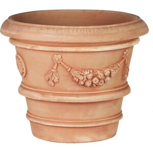 Leroy Merlin Vaso per piante e fiori Conca Festonata in terracotta terracotta H 41 cm Ø 48 cm