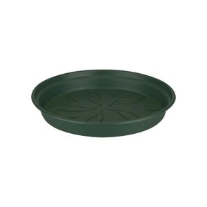 Elho Sottovaso per vaso da fiori  Green Basics in polipropilene di colore verde Ø 17 x H 2.3 cm