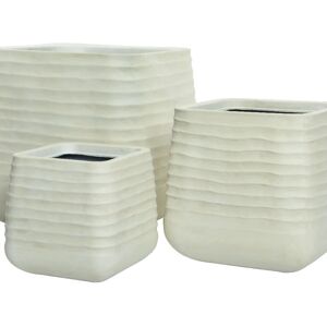 Kaemingk Vaso per piante e fiori Set a 3  in pvc H 49 cm