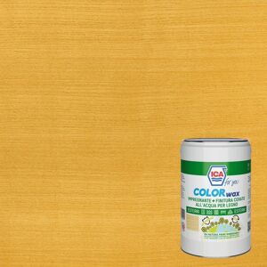 ICA FOR YOU Impregnante per legno da esterno a base acqua  Colorwax cedro semi opaco 5 lt, 10 anni di protezione.