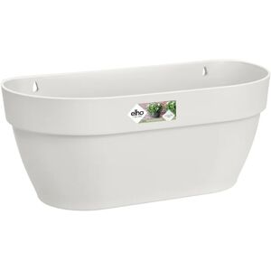 Elho Fioriera Vibia Campana Wall Basket  in polipropilene bianco H 14.8 cm L 35 x P 16.2 cm Ø 16 cm