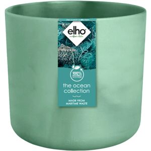 Elho Vaso per piante e fiori Ocean  in polipropilene verde H 16.7 cm L 18.3 x P 16 cm