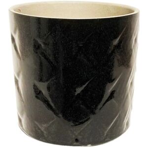 Leroy Merlin Vaso decorativo NERO in resina nero H 13 cm