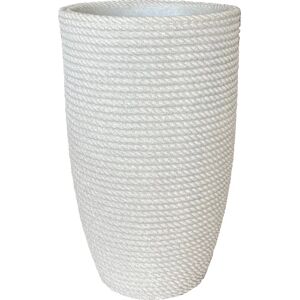 Leroy Merlin Vaso per piante e fiori Bali in polietilene beige H 70 cm Ø 41 cm