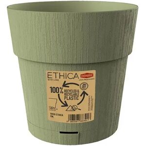 Stefanplast Vaso  in polipropilene verde oliva H 15 x Ø 15 cm