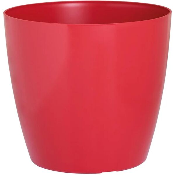 prosperplast vaso per piante e fiori sanremo  in polipropilene rosso h 27.3 cm Ø 30 cm