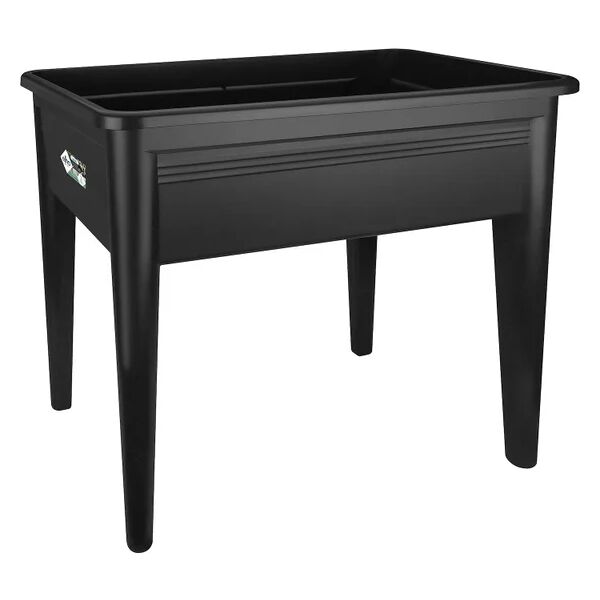 elho fioriera per orto in polipropilene green basics grow table super xxl  nero h 73.3 cm