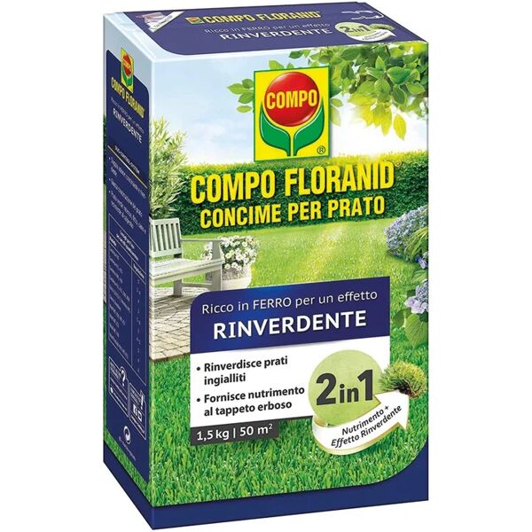 compo concime per il prato granulato  floranid con ferro 1.5 kg