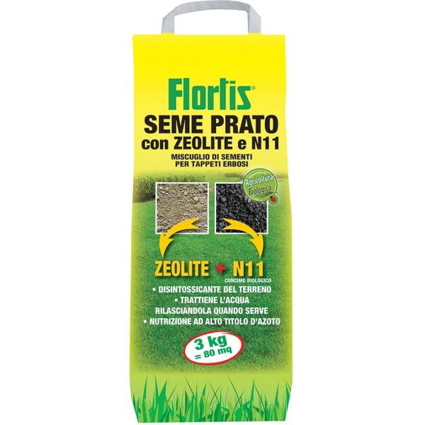 flortis seme per prato  con zeolite e n11 3 kg