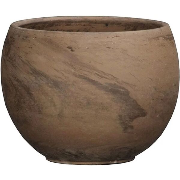 leroy merlin vaso per piante e fiori luna basalt in terracotta terracotta h 10 cm Ø 14 cm