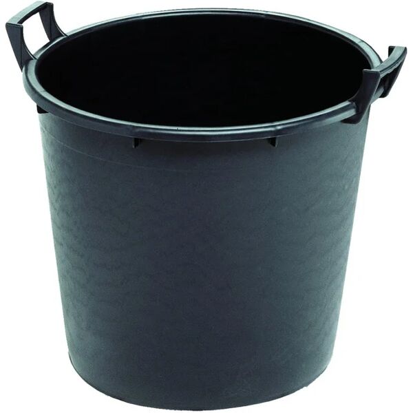 stefanplast vaso per piante e fiori linea professionale  in polietilene nero h 41 cm Ø 50 cm