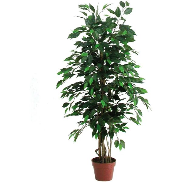 leroy merlin pianta artificiale senza vaso ficus in vaso colore verde h 125 x Ø 17 cm