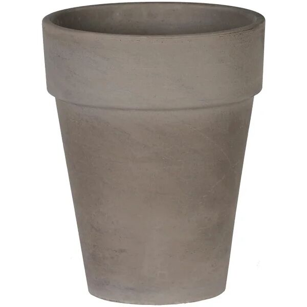 cermax vaso per piante e fiori mini flowerpot xl basalt cm 11,5 h 14  in terracotta marrone h 14 cm l 11.5 x p 11.5 cm