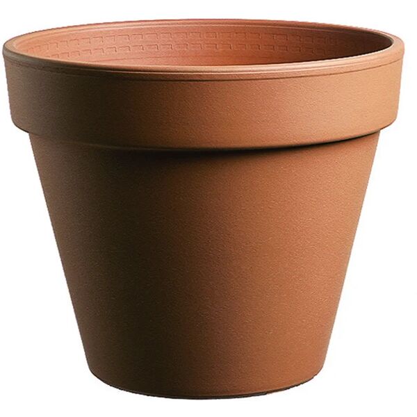 deroma vaso per piante e fiori pollicino  in terracotta terracotta h 6 cm l 7 x p 7 cm Ø 7 cm