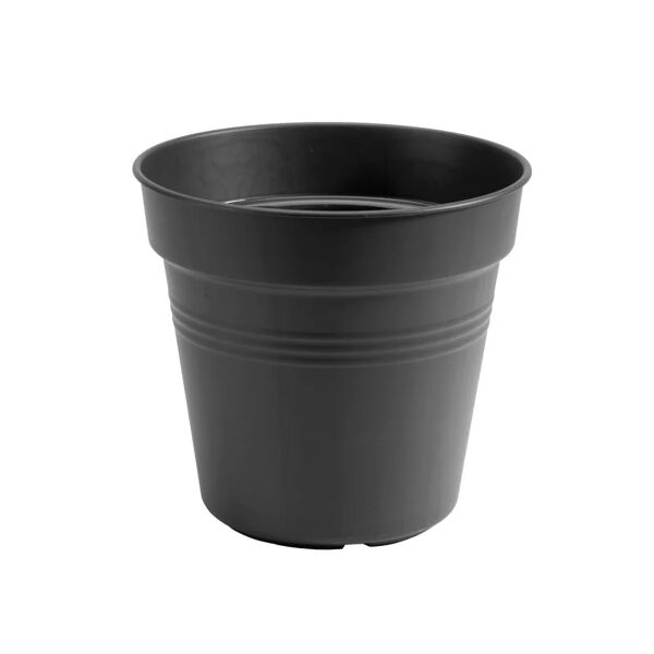 elho vaso per piante e fiori green basics growpot  in polipropilene nero h 10.2 cm l 11 x p 9.9 cm Ø 11 cm