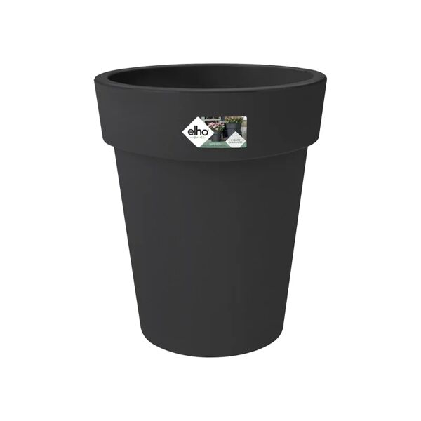 leroy merlin vaso per piante e fiori green basics top planter high nero h 40.6 cm Ø 34.6 cm