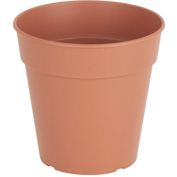 artevasi vaso per piante e fiori madagascar  in polipropilene terracotta h 10.5 cm Ø 11 cm