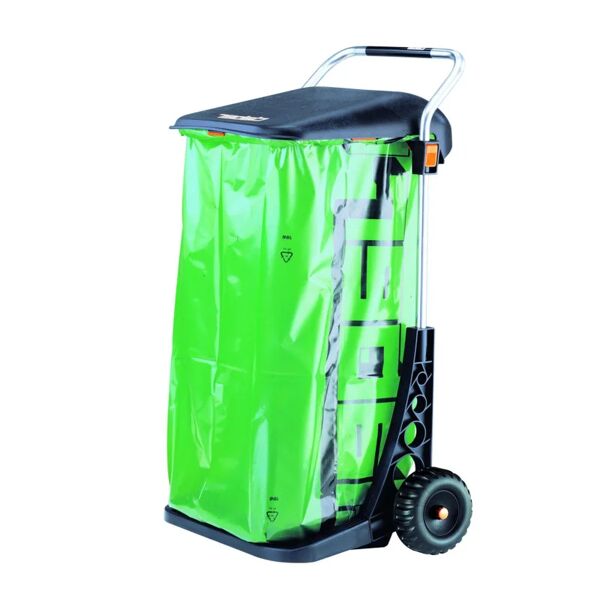 claber pattumiera carry cart  manuale multicolor 110 l