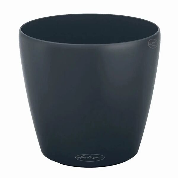 lechuza vaso classico  in polipropilene grigio h 20 x Ø 21 cm