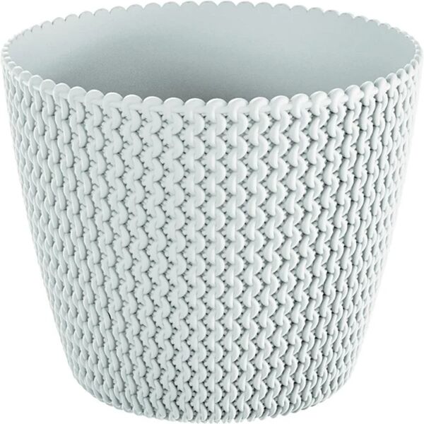 prosperplast vaso per piante e fiori splofy  in polipropilene bianco h 33 cm Ø 40 cm