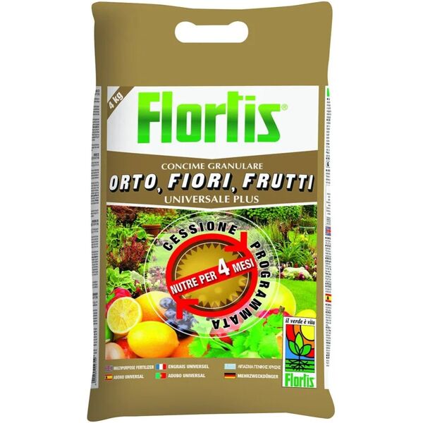 flortis concime granulato  orto-fiori-frutti sacco da 4 kg