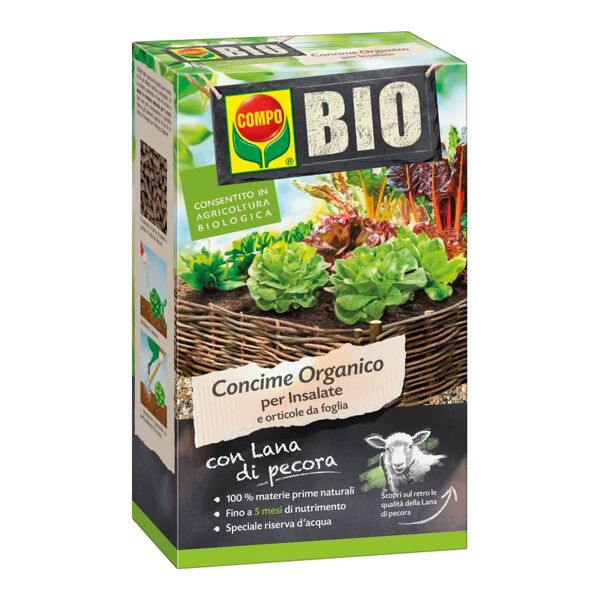 compo concime organico granulato  bio per insalate 750 gr