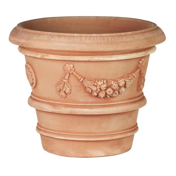 leroy merlin vaso per piante e fiori conca festonata in terracotta terracotta h 41 cm Ø 48 cm