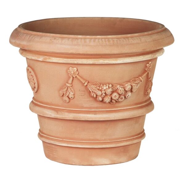 leroy merlin vaso per piante e fiori conca festonata in terracotta terracotta h 60 cm Ø 76 cm