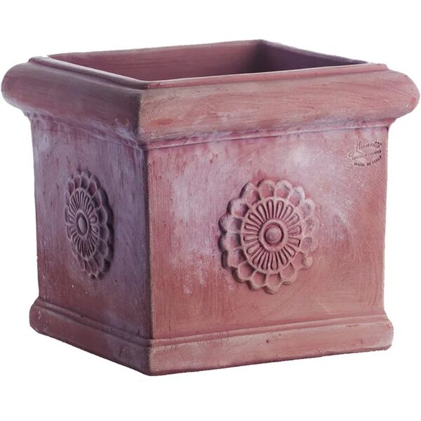 leroy merlin vaso per piante e fiori rosetta in terracotta terracotta h 36 cm l 40 x p 40 cm