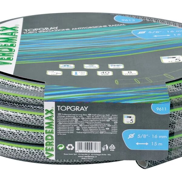 leroy merlin tubo di irrigazione rinforzato 5 strati topgrey l 25 m x Ø 15 mm