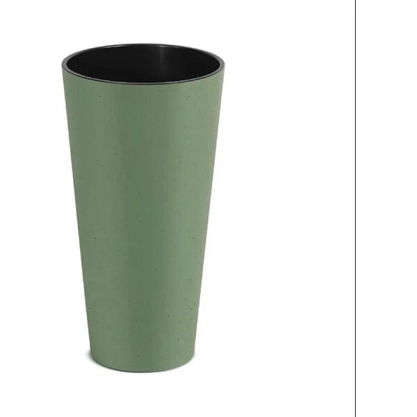 prosperplast vaso per piante e fiori tubus  in polipropilene verde h 47.6 cm Ø 25 cm