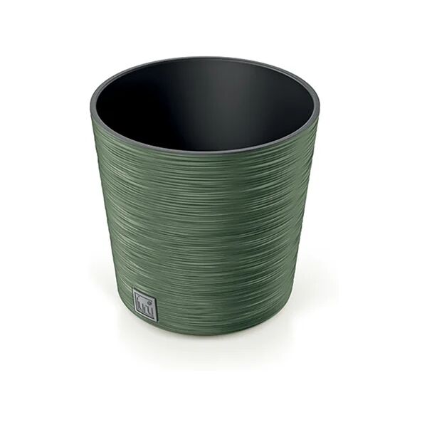 prosperplast vaso per piante e fiori furu  in polipropilene verde h 24.7 cm Ø 25 cm