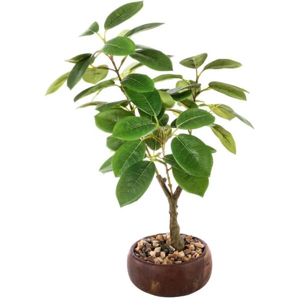 leroy merlin pianta artificiale senza vaso ficus colore verde h 40